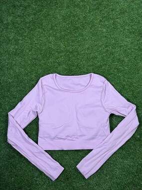 Lululemon Ebb to Street Long-Sleeve Shirt in Lilac Ether